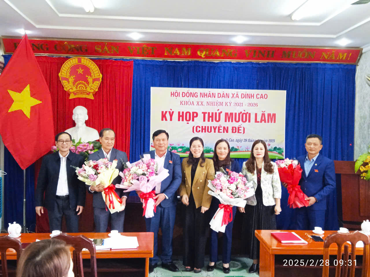 HĐND XÃ ĐÌNH CAO TỔ CHỨC KỲ HỌP THỨ XV, KỲ HỌP CHUYÊN ĐỀ, HĐND XÃ KHÓA XX